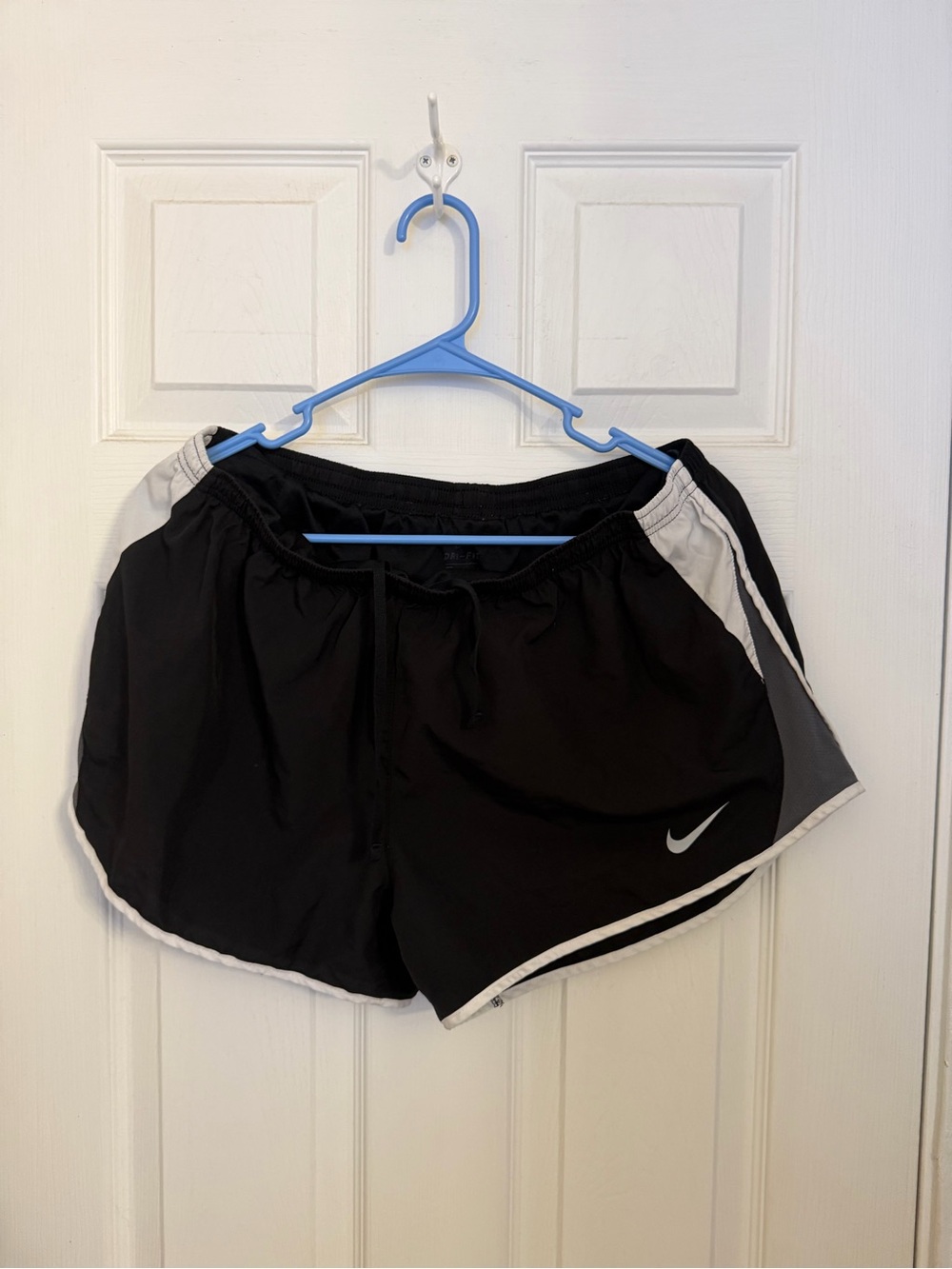 Nike Black and White Women's Athletic Shorts